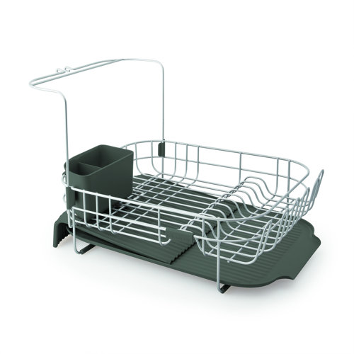 KitchenAid® Satin Wire Expandable Dish Rack, 23.18Inch, Gray Wayfair